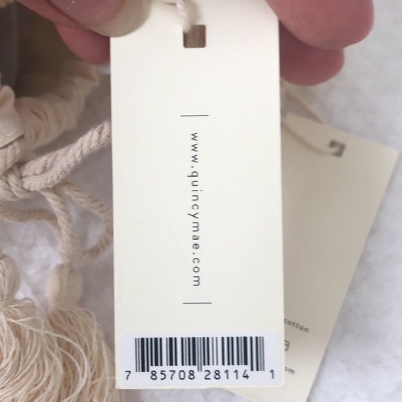 Quincy Mae Dusty Blue Baby Booties - Picture 5 of 5